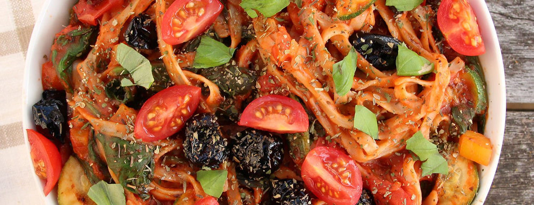 Mediterranean Vegetable Spaghetti