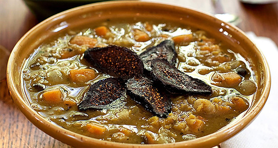 Moroccan Bean Stew with Sweet Potatoes