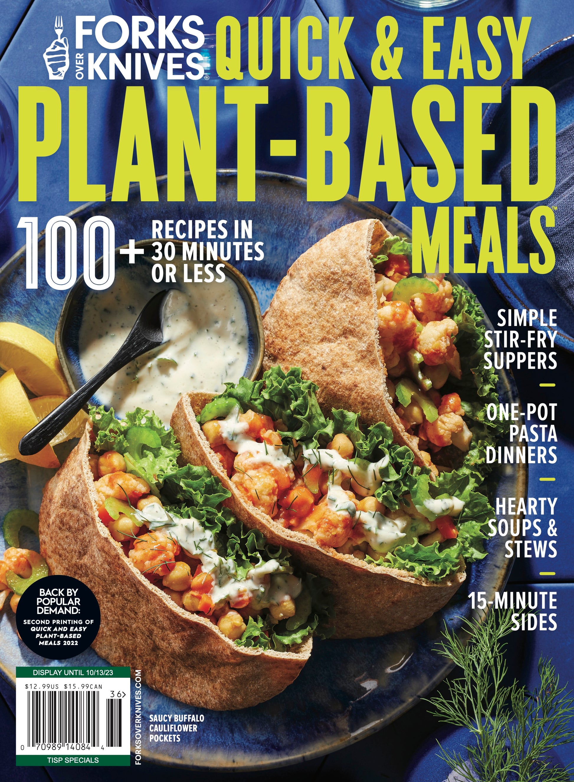 FOK Quick and Easy Plant-Based Meals Magazine, cover image