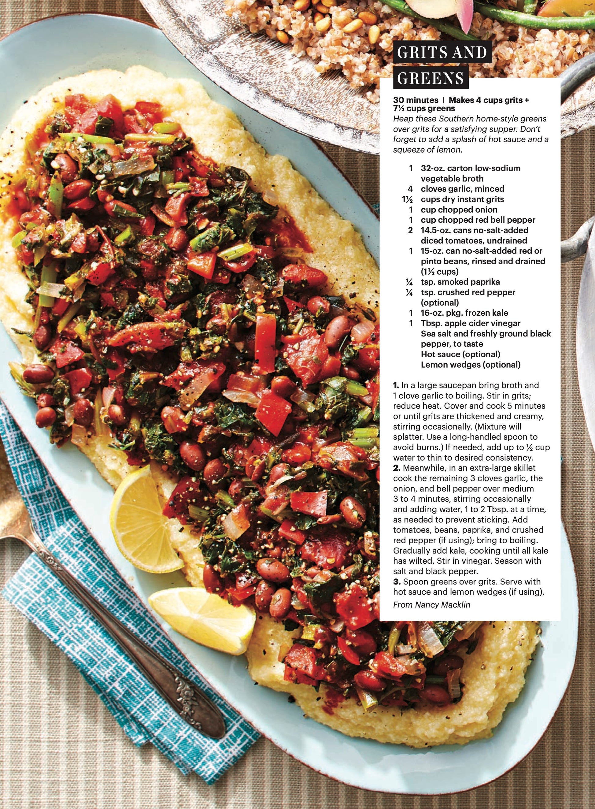 Grits and Greens image and recipe instructions
