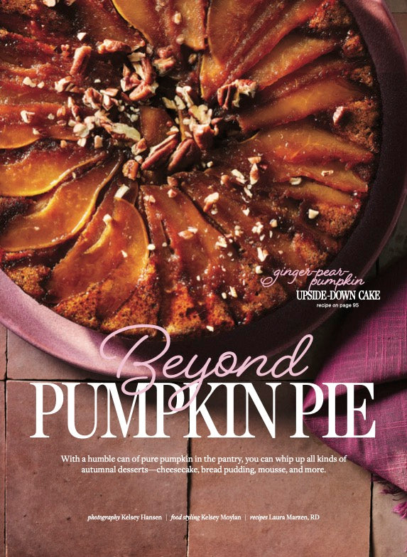 Ginger-Pear Pumpkin Upside-Down Cake