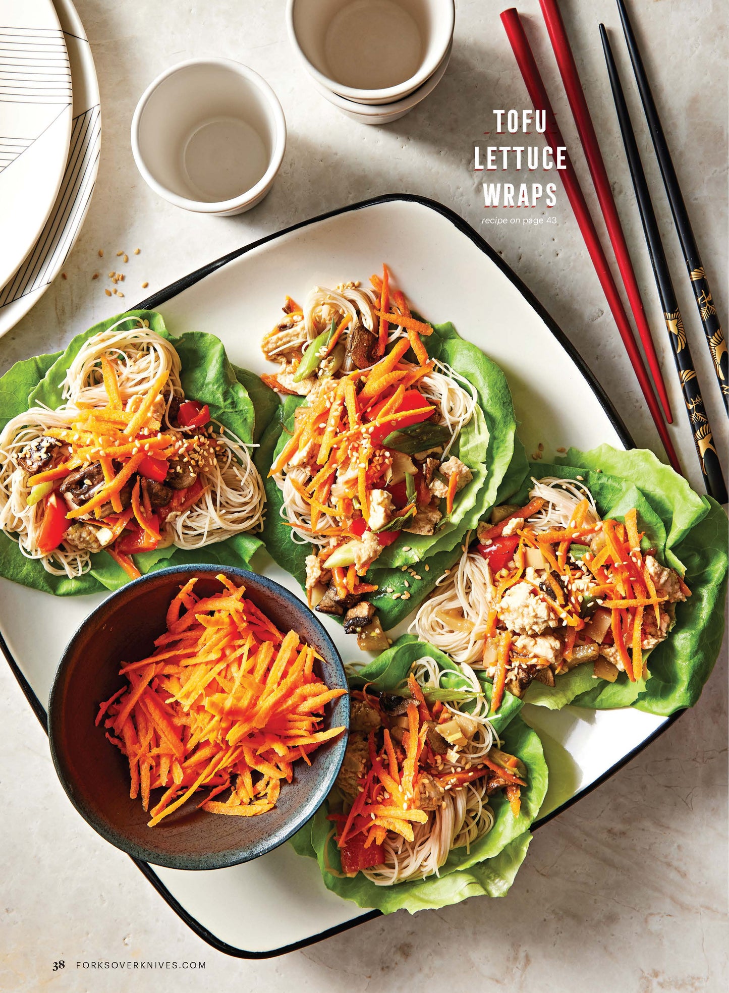 Tofu Lettuce Wraps