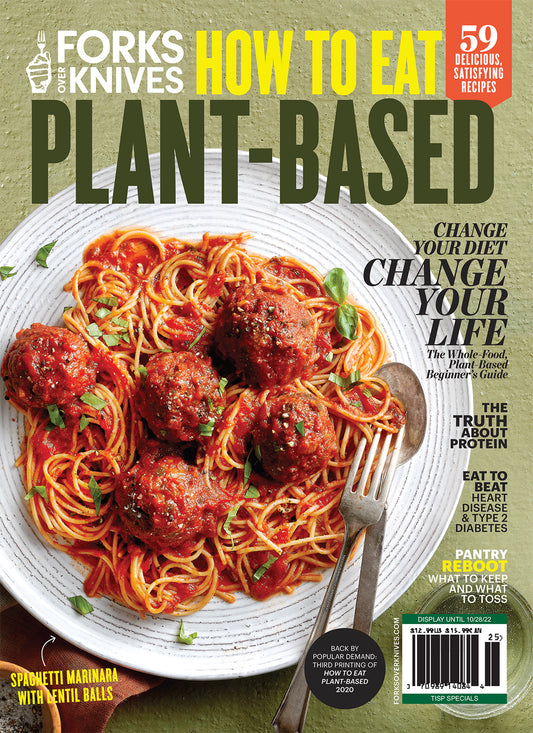 FOK How to Eat Plant-Based Magazine, cover image