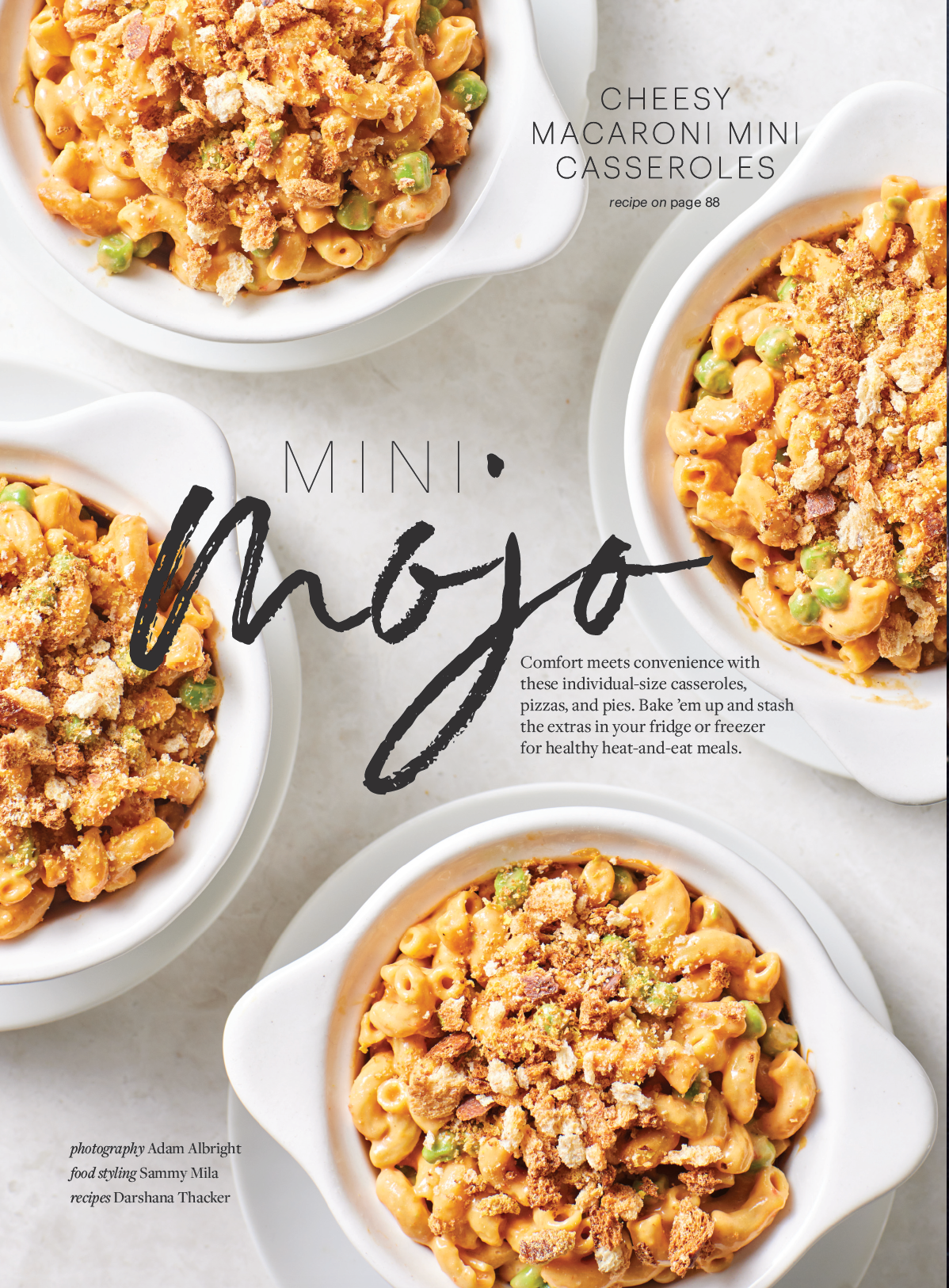 Cheesy Macaroni Mini Casseroles