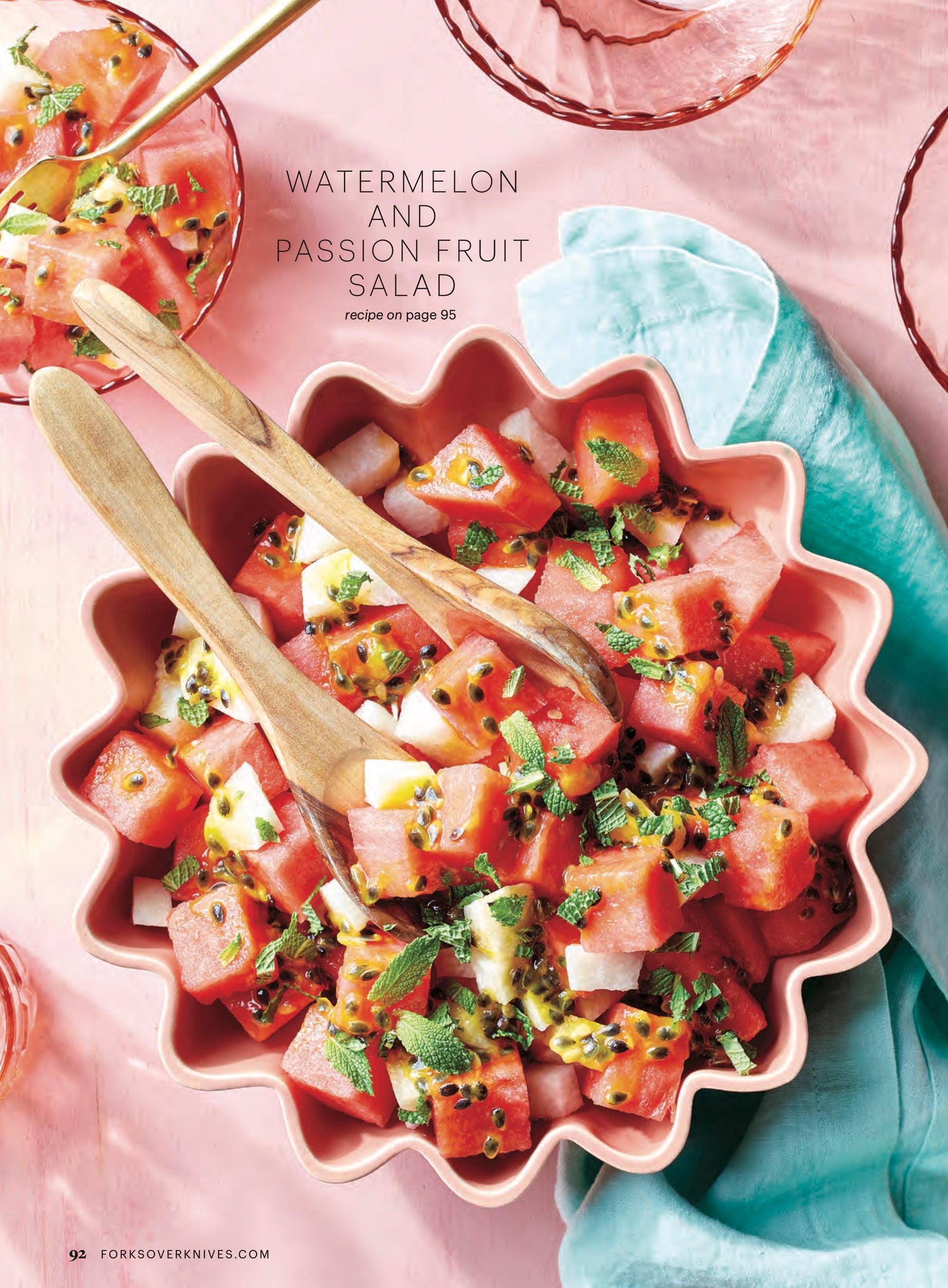 Watermelon and Passionfruit Salad