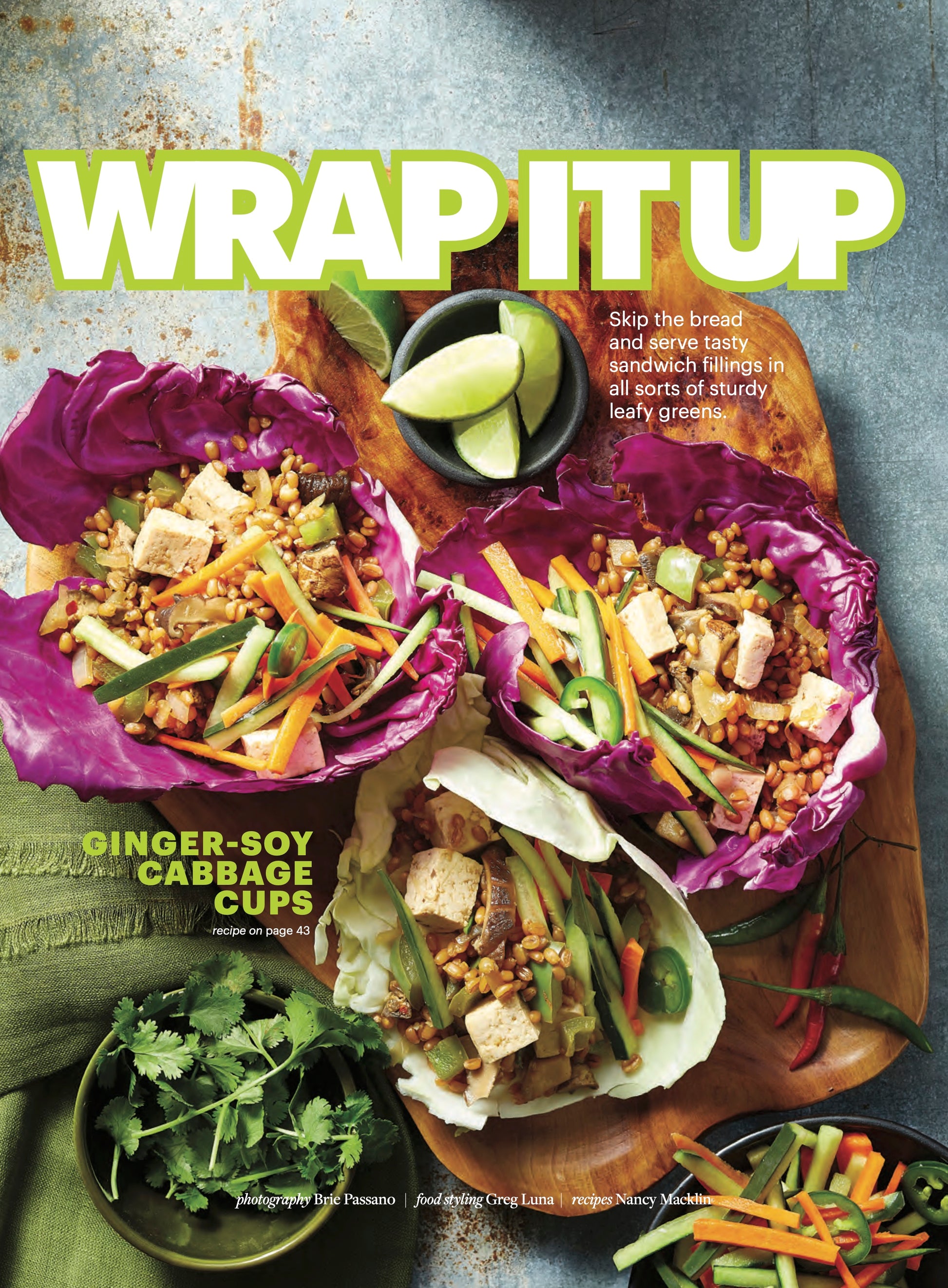 Ginger-Soy Cabbage Cups and other wrap recipes