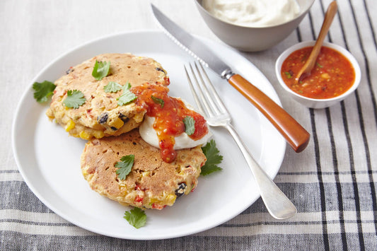 Corn and Black Bean Cakes