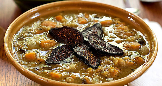 Moroccan Bean Stew with Sweet Potatoes