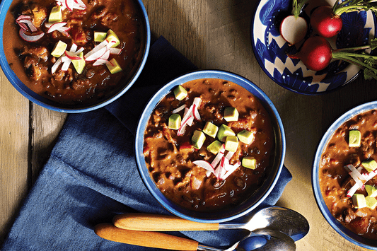 Pressure Cooker Mole Chili