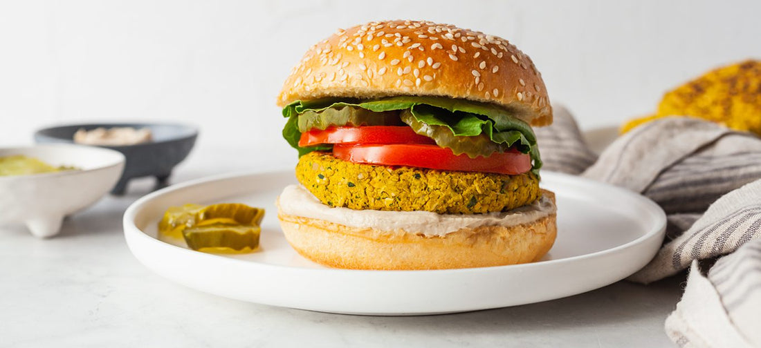 Fabulous Un-fried Falafel Burgers
