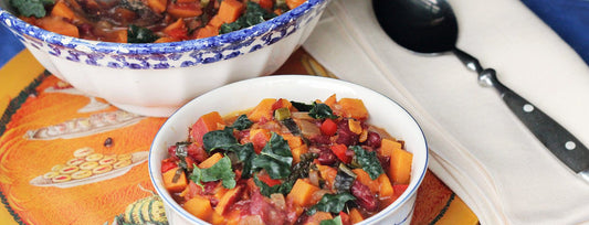 Sweet Potato Chili with Kale