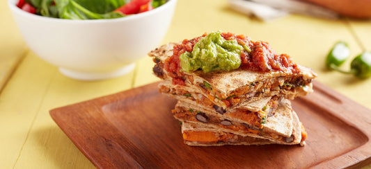 Black Bean and Sweet Potato Quesadillas