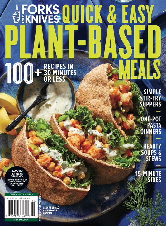 FOK Quick and Easy Plant-Based Meals Magazine, cover image
