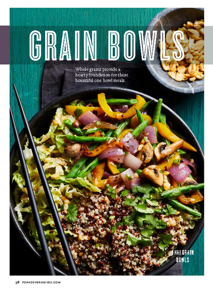 Digital Version - 100 Best Plant-Based Recipes 2026 Reprint Forks Over Knives Magazine Special Issue