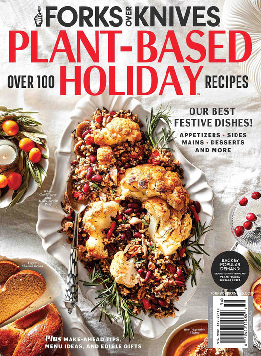 Print Version - Forks Over Knives Plant-Based Holiday Special Edition Magazine 2025