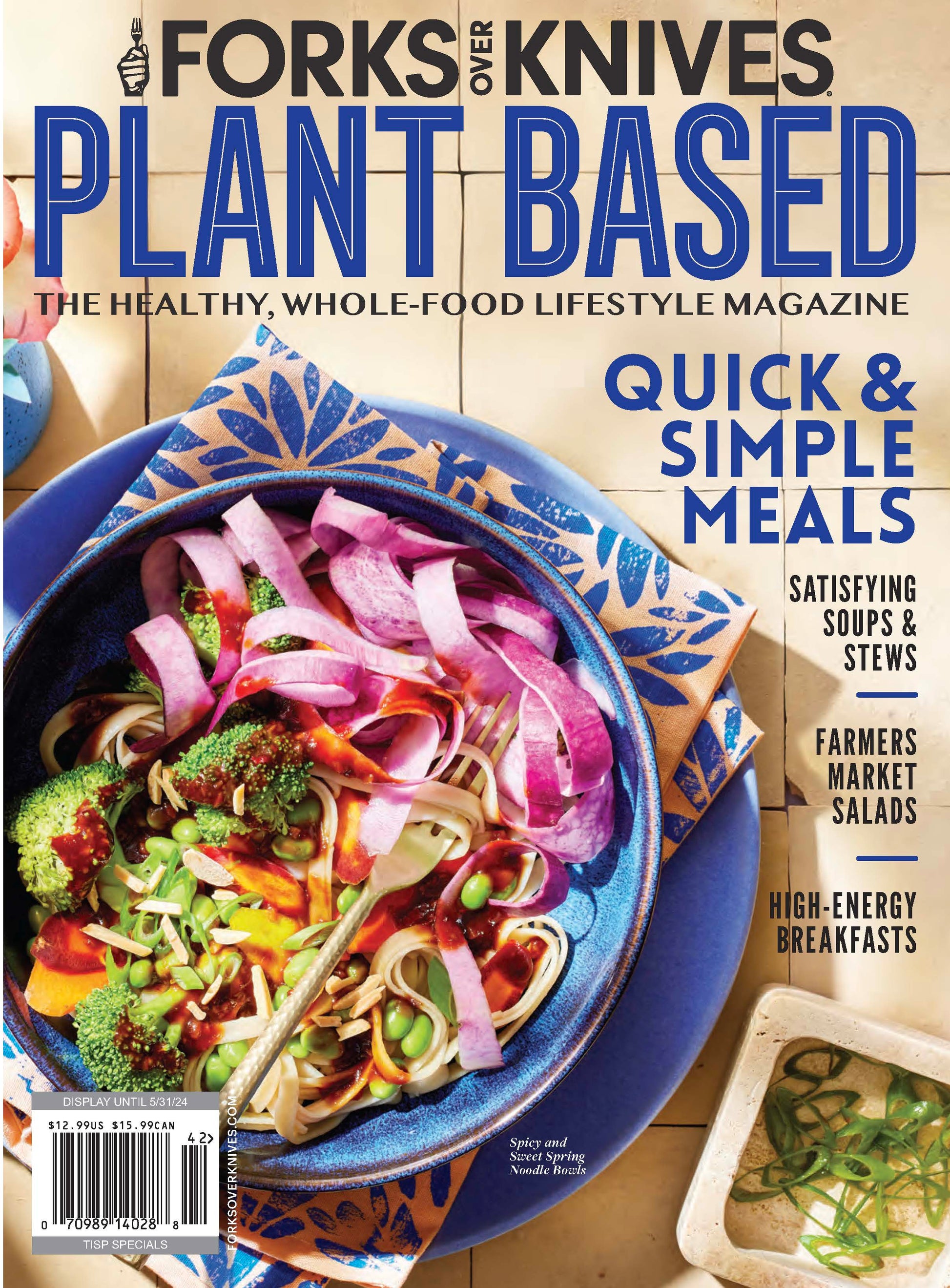 Forks Over Knives Spring 2024 Magazine cover images