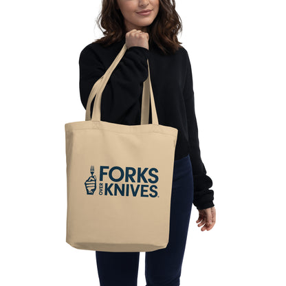 Forks Over Knives Organic Cotton Tote Bag - Natural