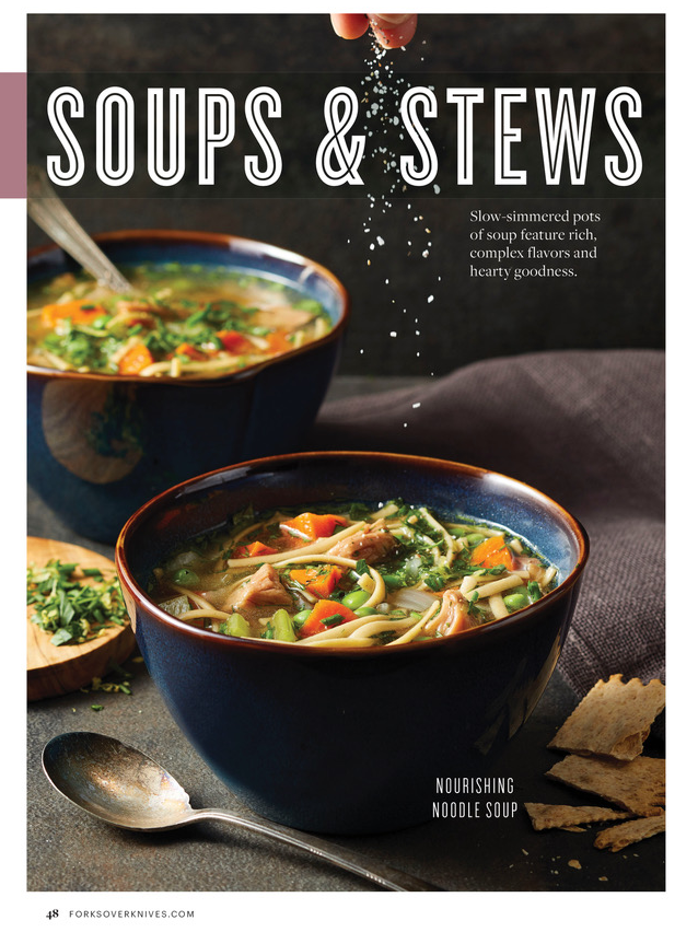 Print Version - 100 Best Plant-Based Recipes 2026 Reprint Forks Over Knives Magazine Special Issue